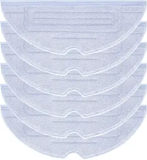 6 Stück Wischtücher Zubehörset für Roborock S8 / S8+ / S7 MaxV / S7 MaxV Plus / 