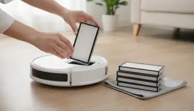 HEPA-Filter im Reinigungsroboter wechseln