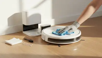 Ladestation warten: Roboter fit halten